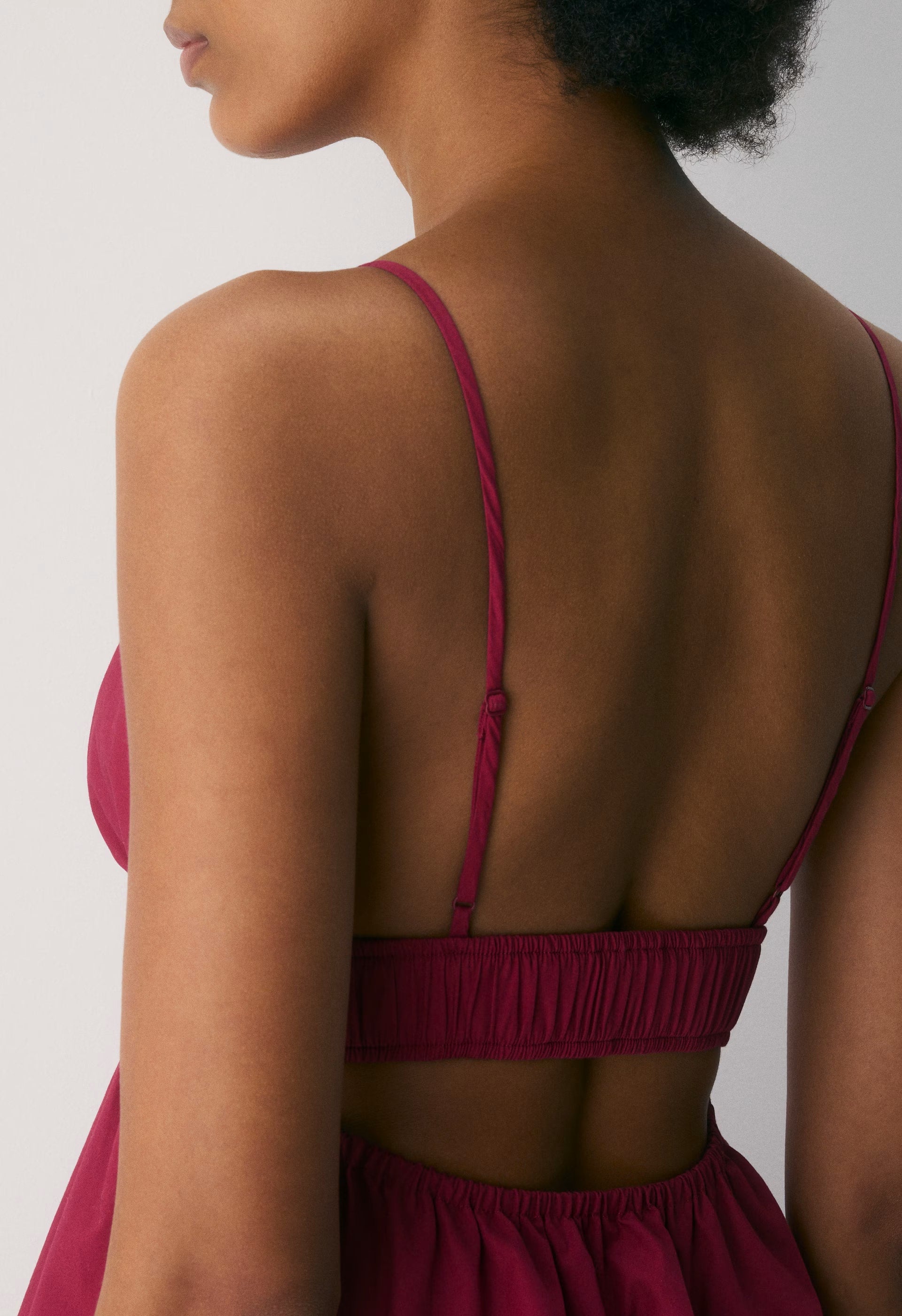 Encourage Poplin Mini Cami Dress - JUICY ROSE