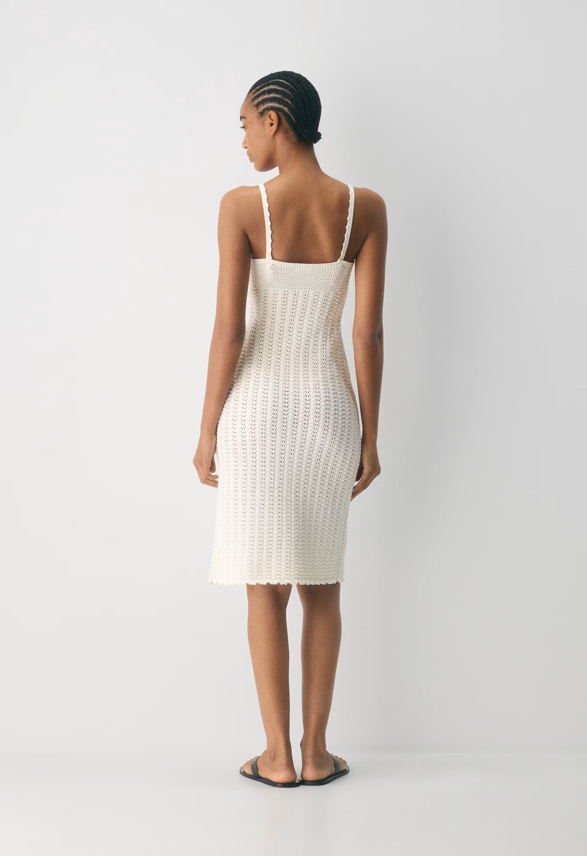 Evie Midi Dress - LIGHT BIRCH