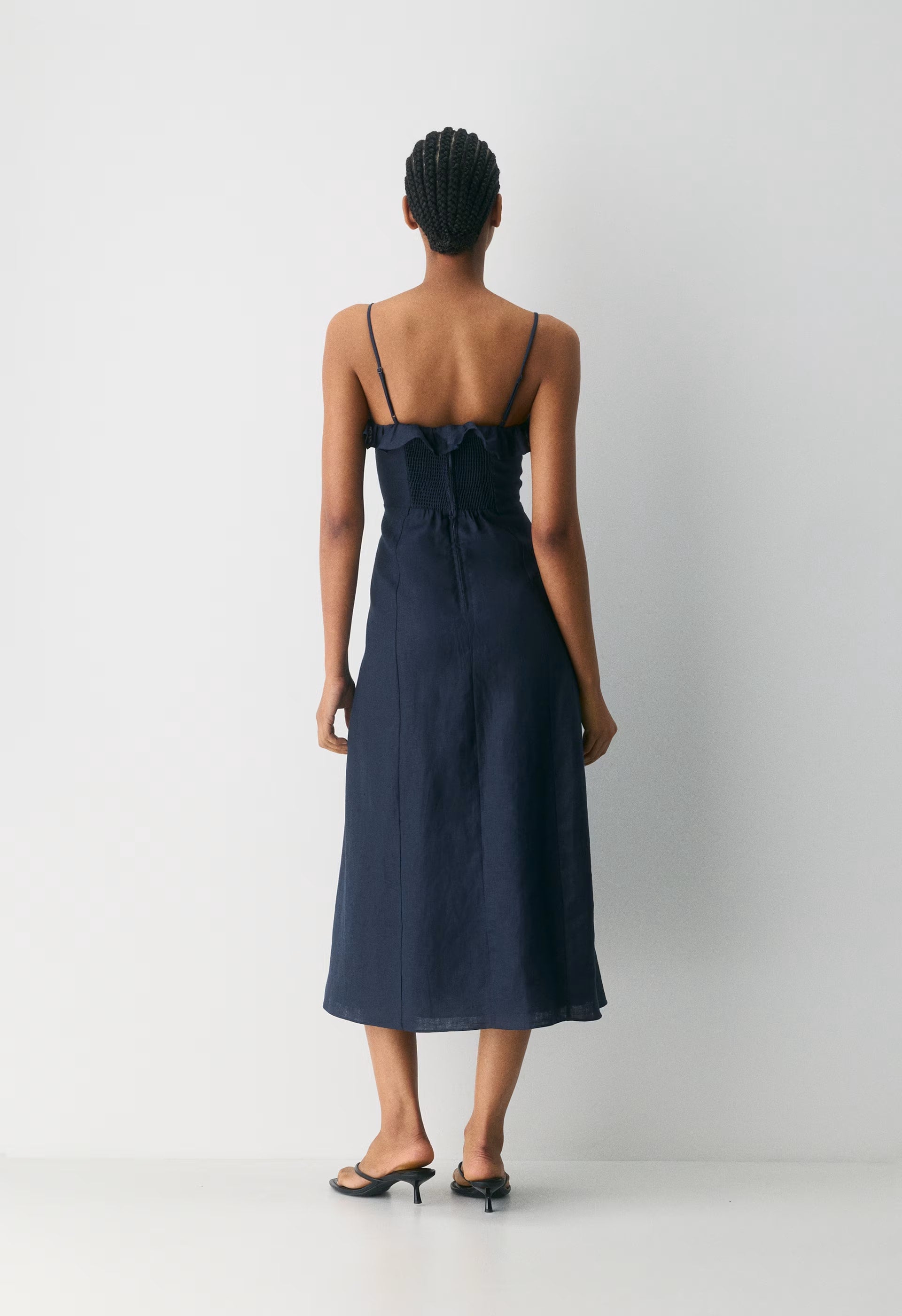 Glade Linen Dress - ADMIRAL