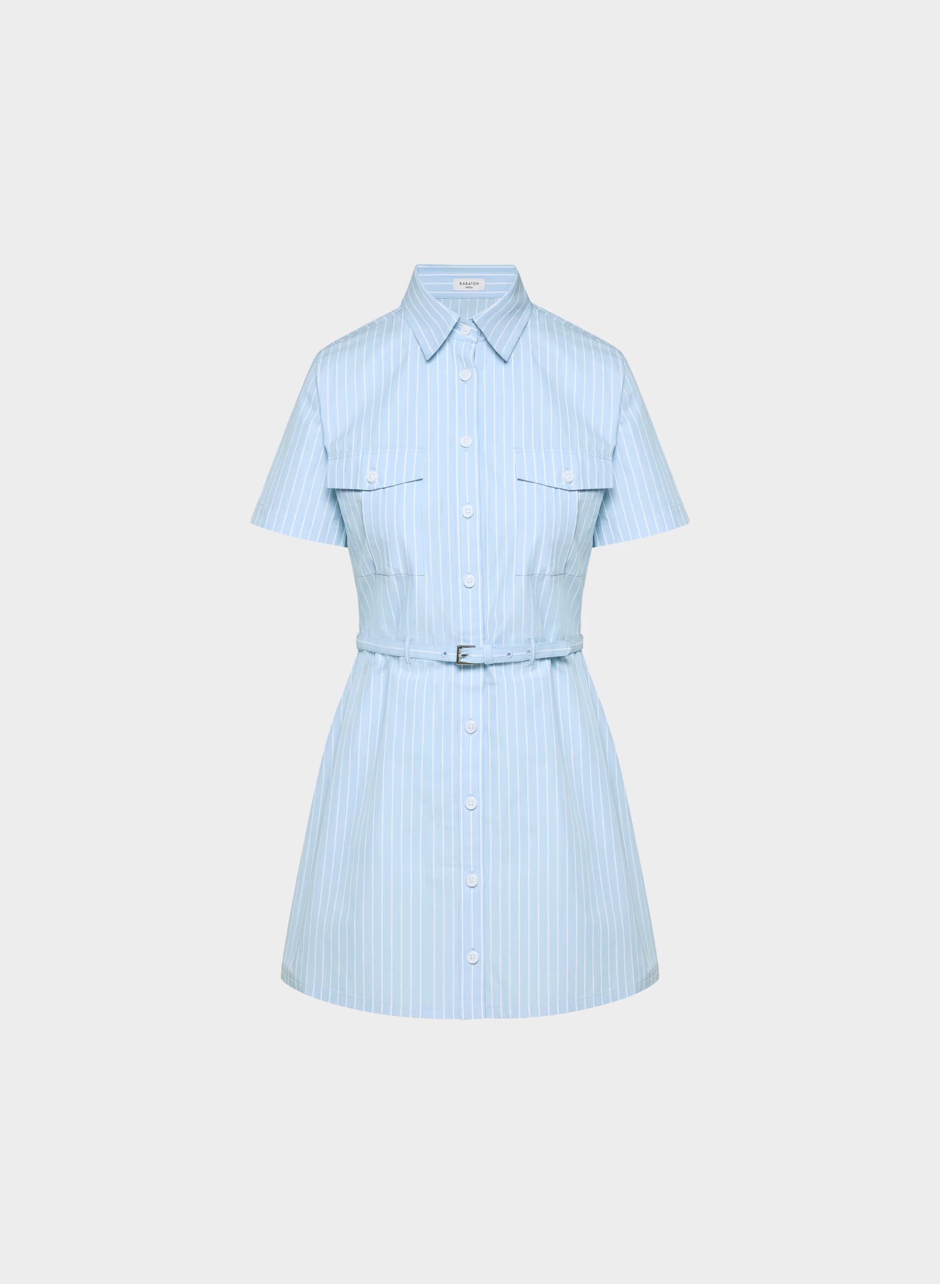 Authorize Poplin Dress - MTCHLL STRP CF B/B WH