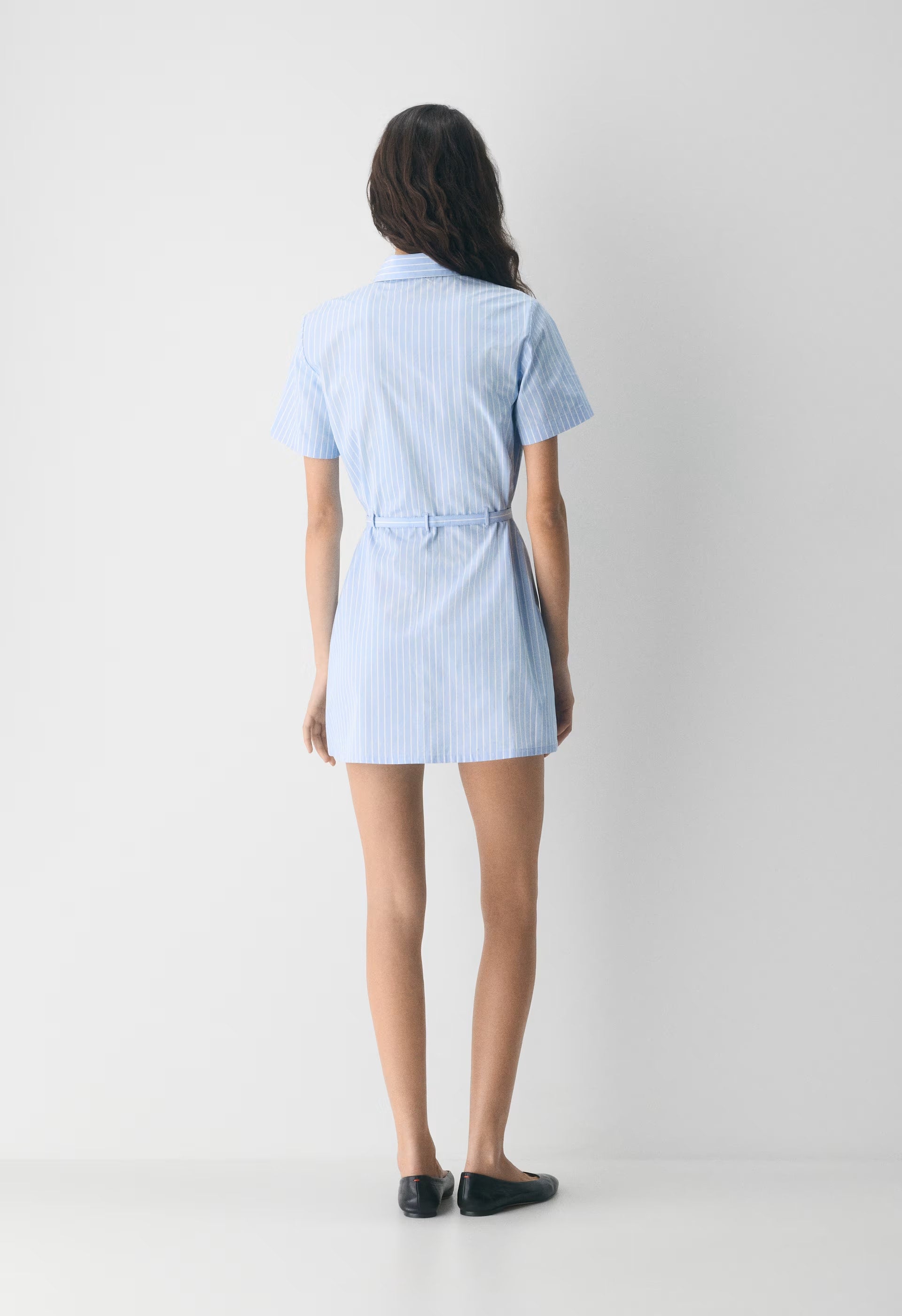 Authorize Poplin Dress - MTCHLL STRP CF B/B WH