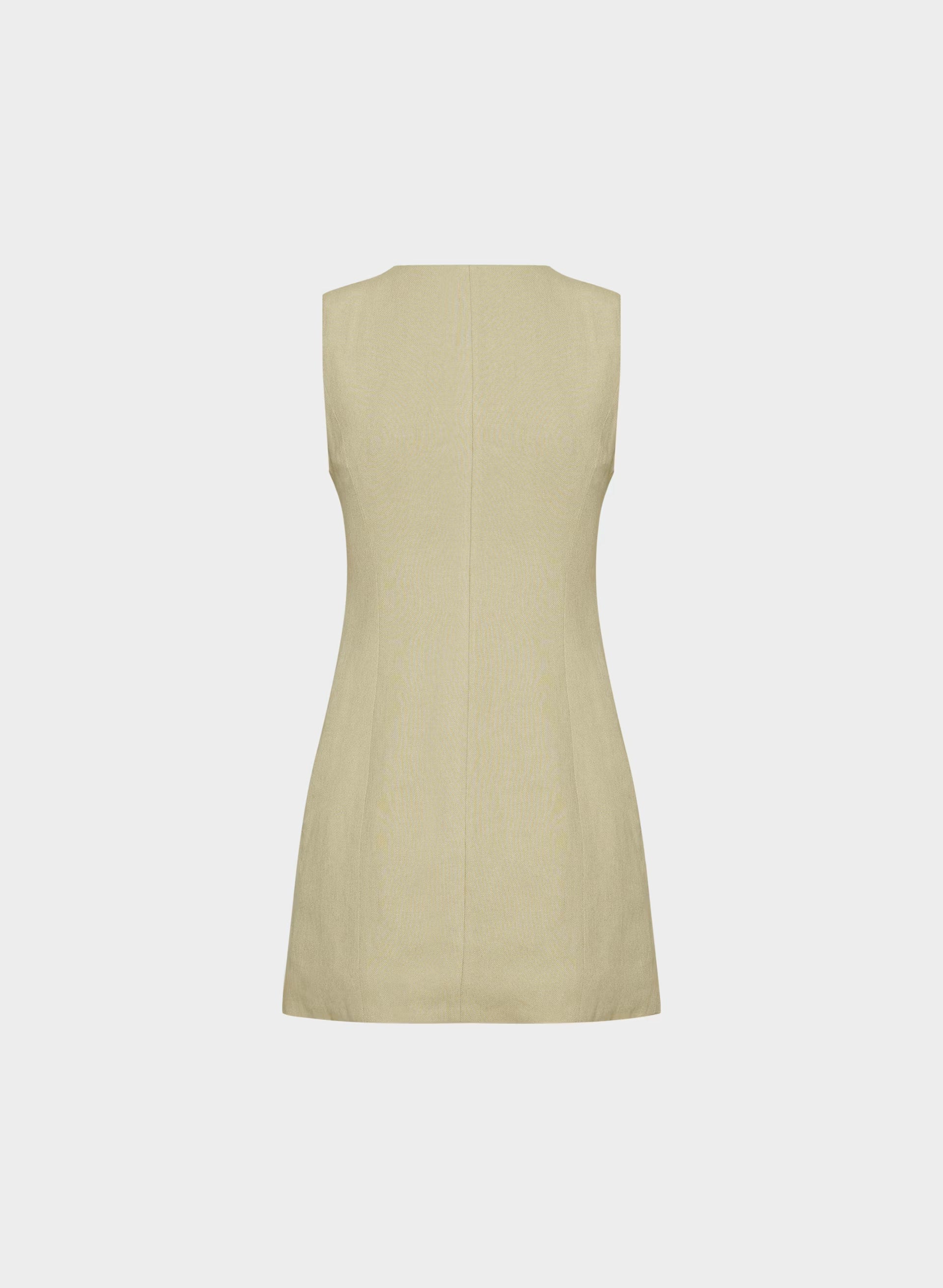 Aria Dress - PowerLinen™ - MARTINI OLIVE