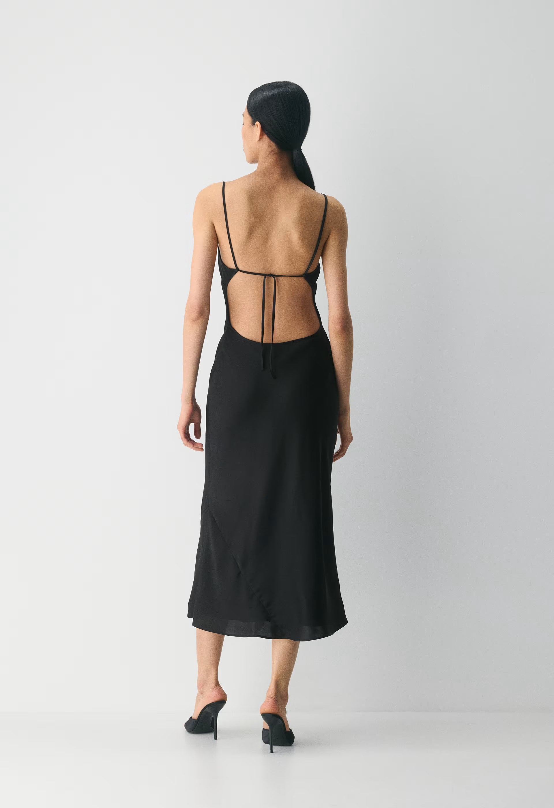 Duskfall Satin Dress - DUSTY MAUVE