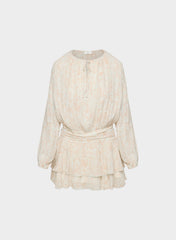 Ruminate Dress - LIGHT MINT/SOFT BROWN