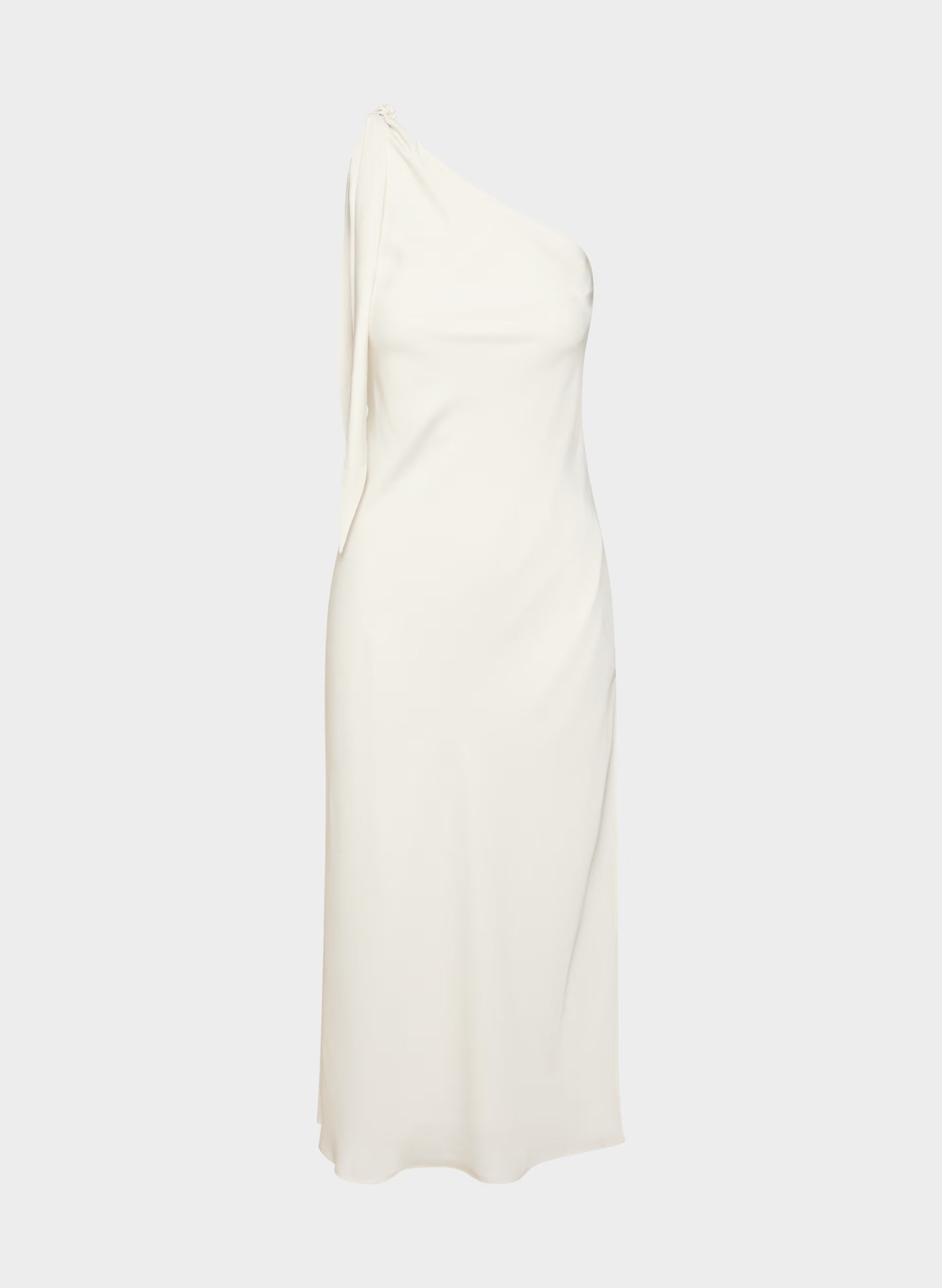 Champagne Satin Dress - LIGHT BIRCH