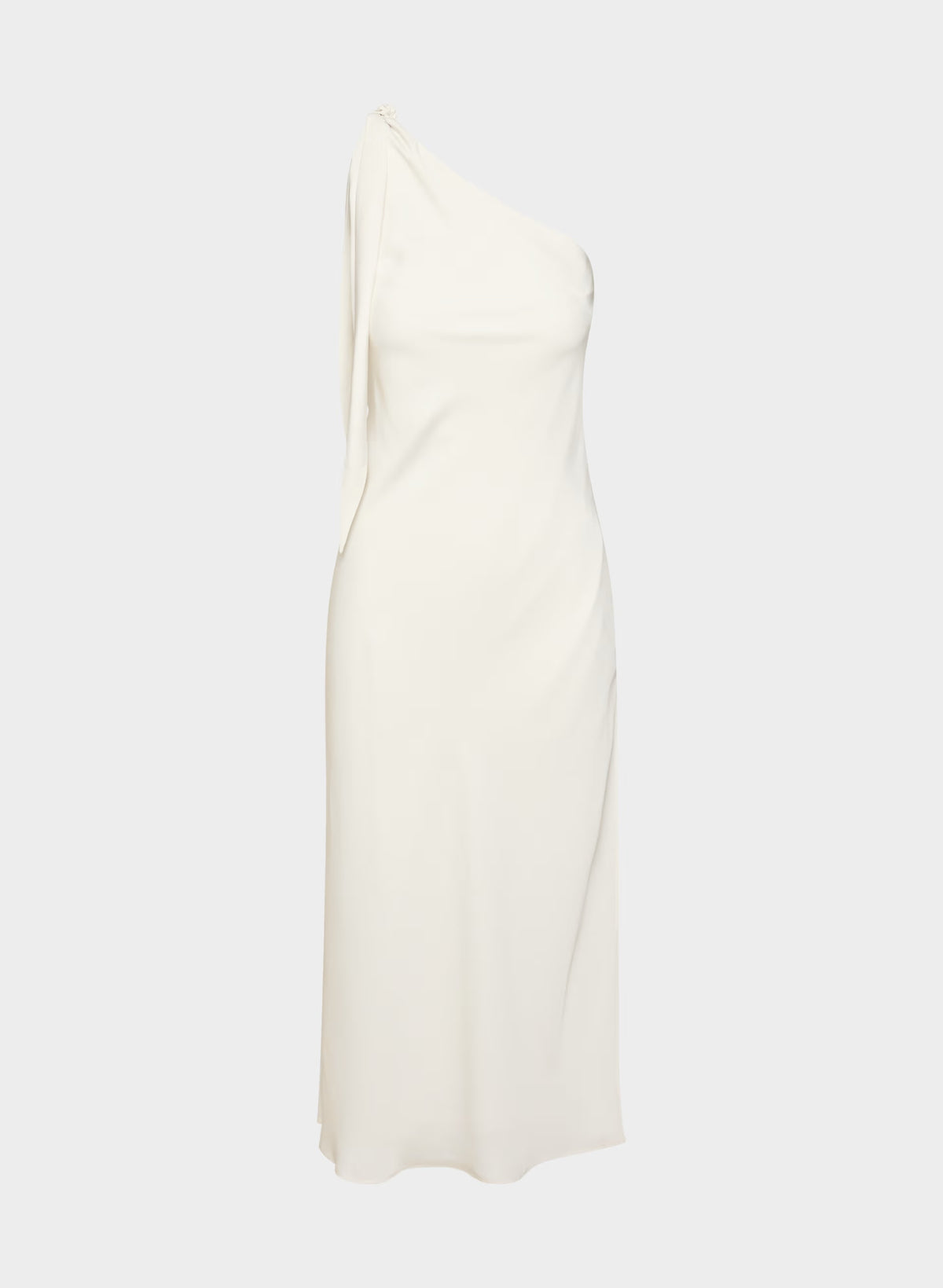 Champagne Satin Dress - LIGHT BIRCH
