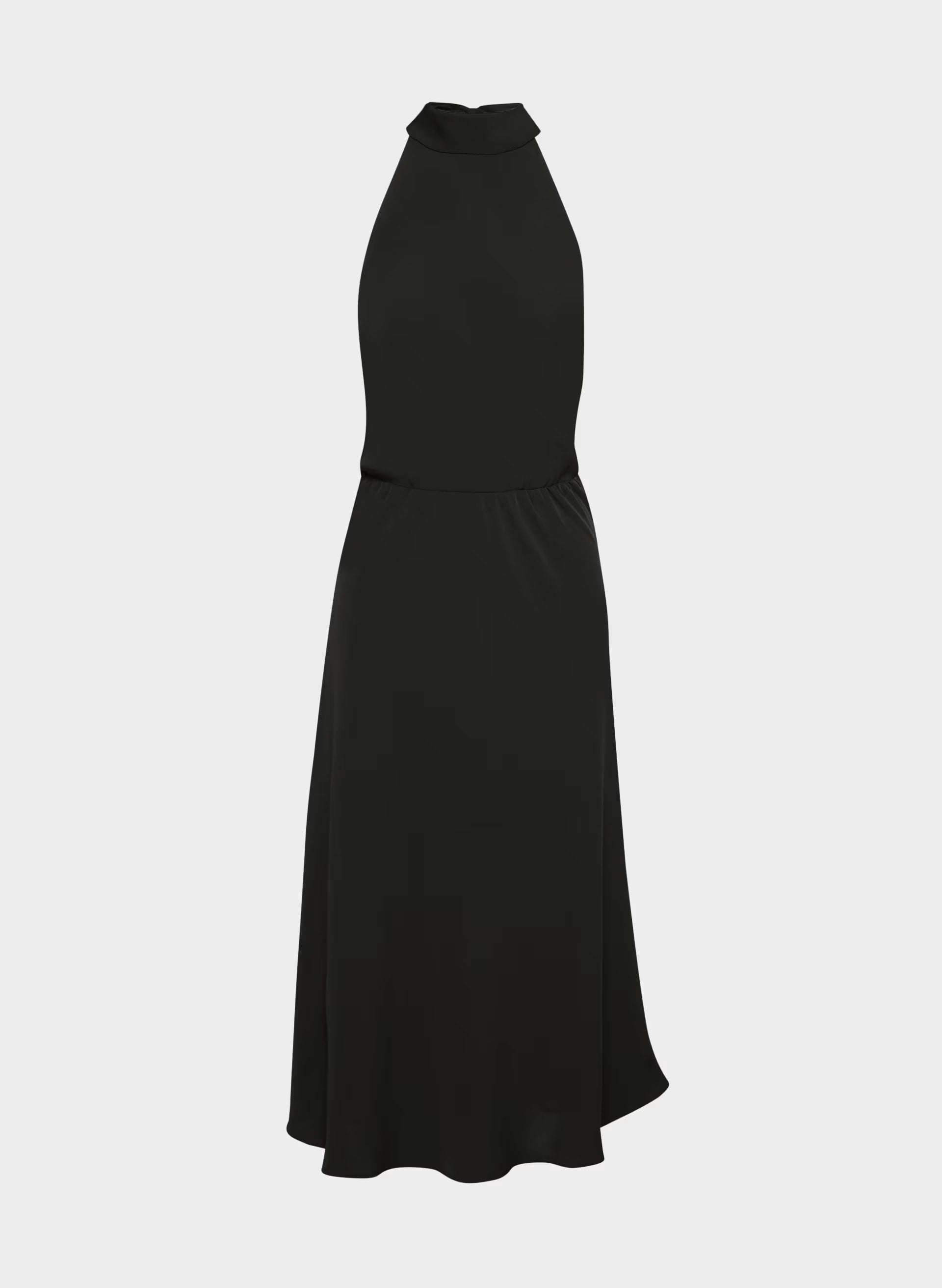 Central Halter Dress - BLACK