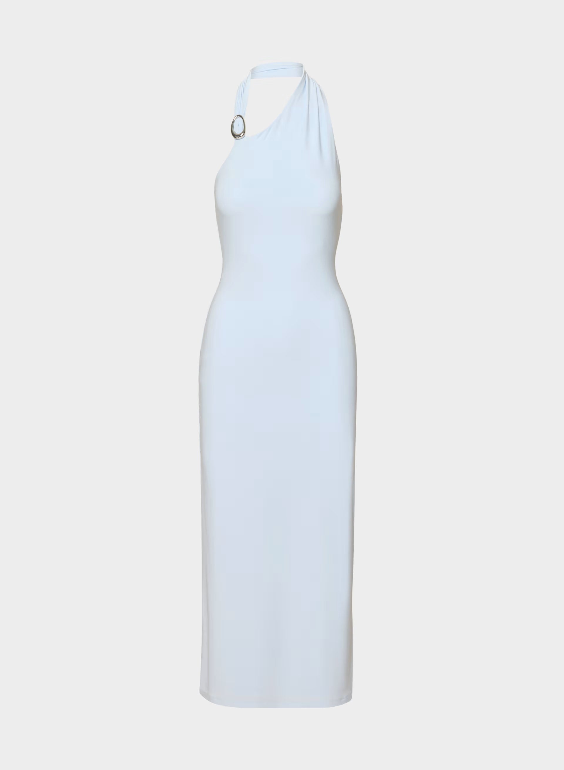 Smooth Matter™ Shadowplay Halter Dress - MIDDAY BLUE / SILVER
