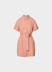 Eleta Linen Mini Dress - SRN CK MTPS TP/MNR TCT