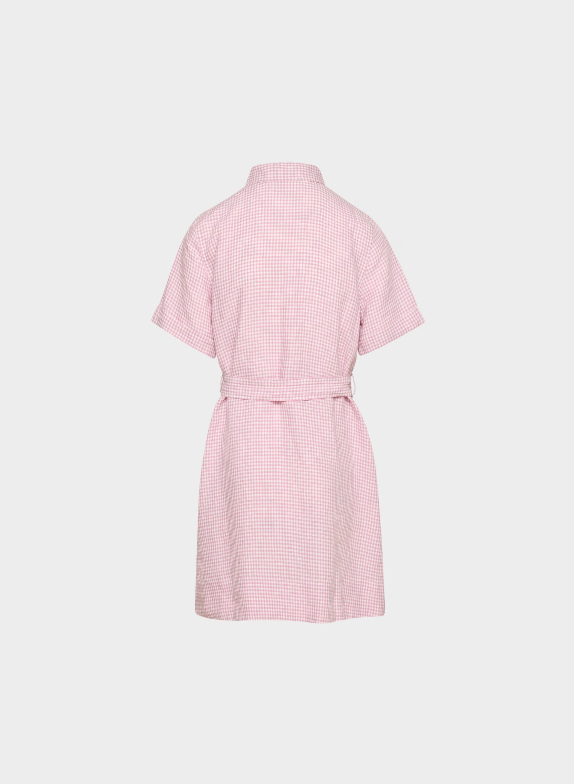 Eleta Linen Mini Dress - SRPN CK LT BR/SWT P PL
