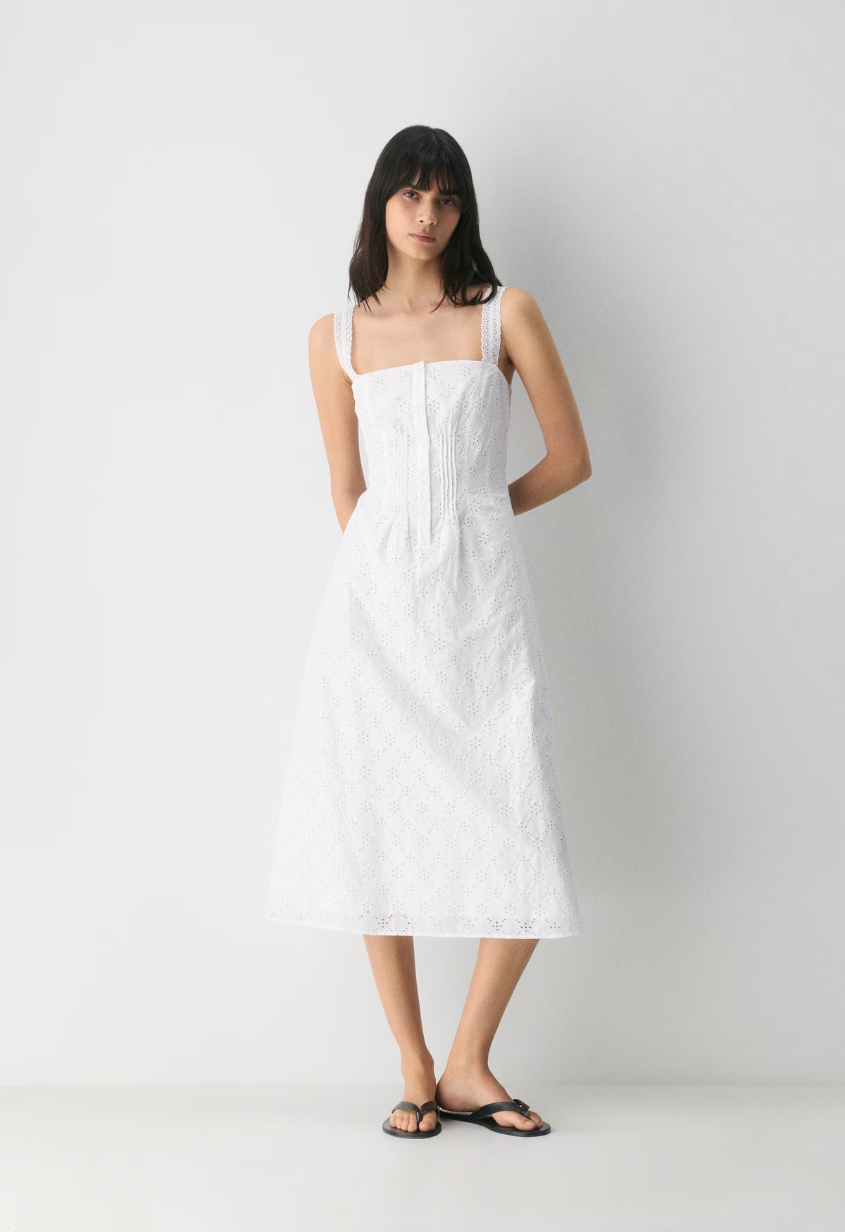 Thimble Dress - WHITE