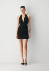 Selenic Halter Dress - MIDDAY BLUE