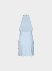 Audience Satin Mini Dress - VILLA BLUE