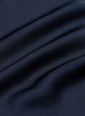 Audience Satin Full Halter Dress - ADMIRAL