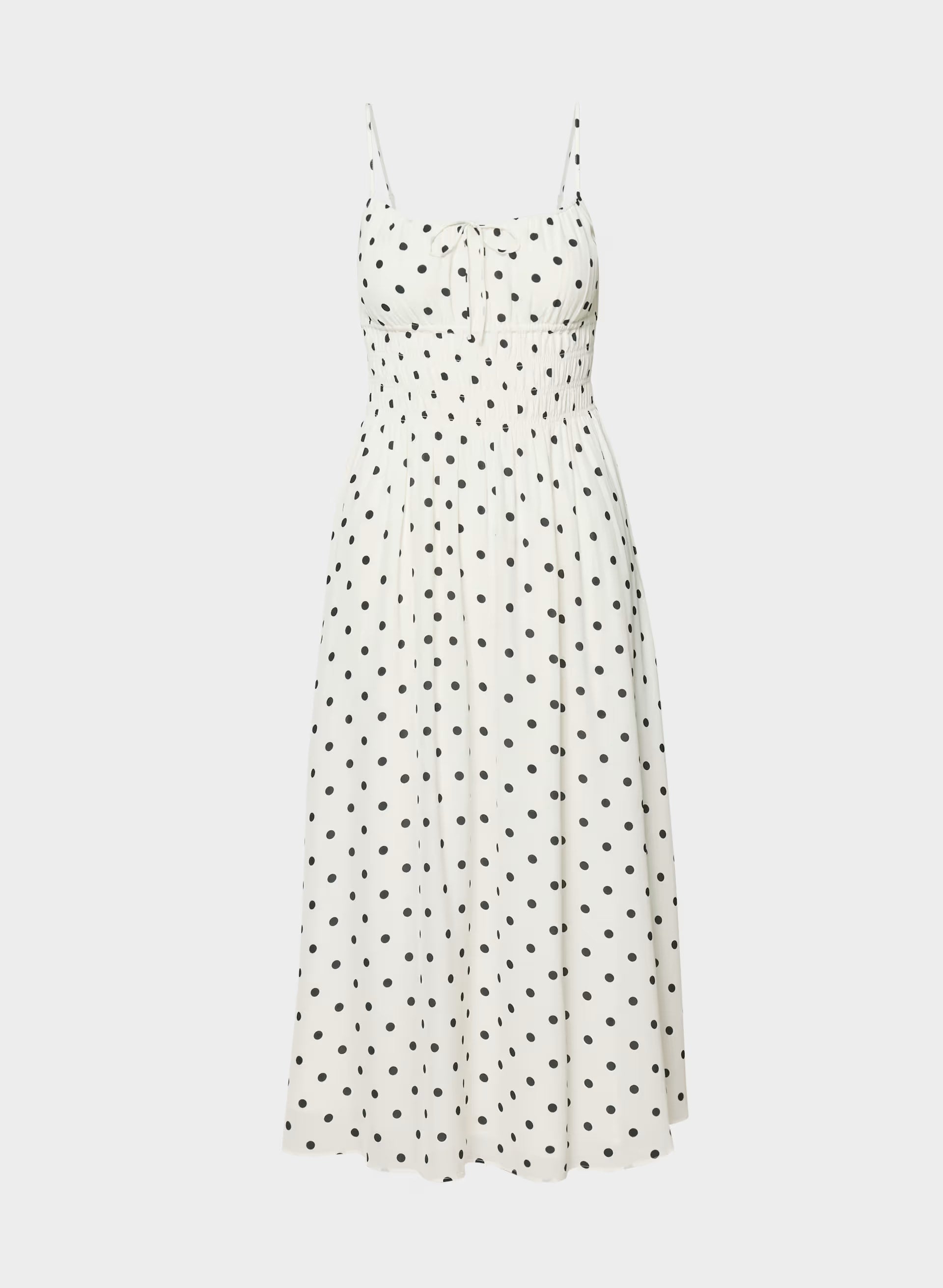 Typescript Cami Dress - LIGHT BIRCH/BLACK