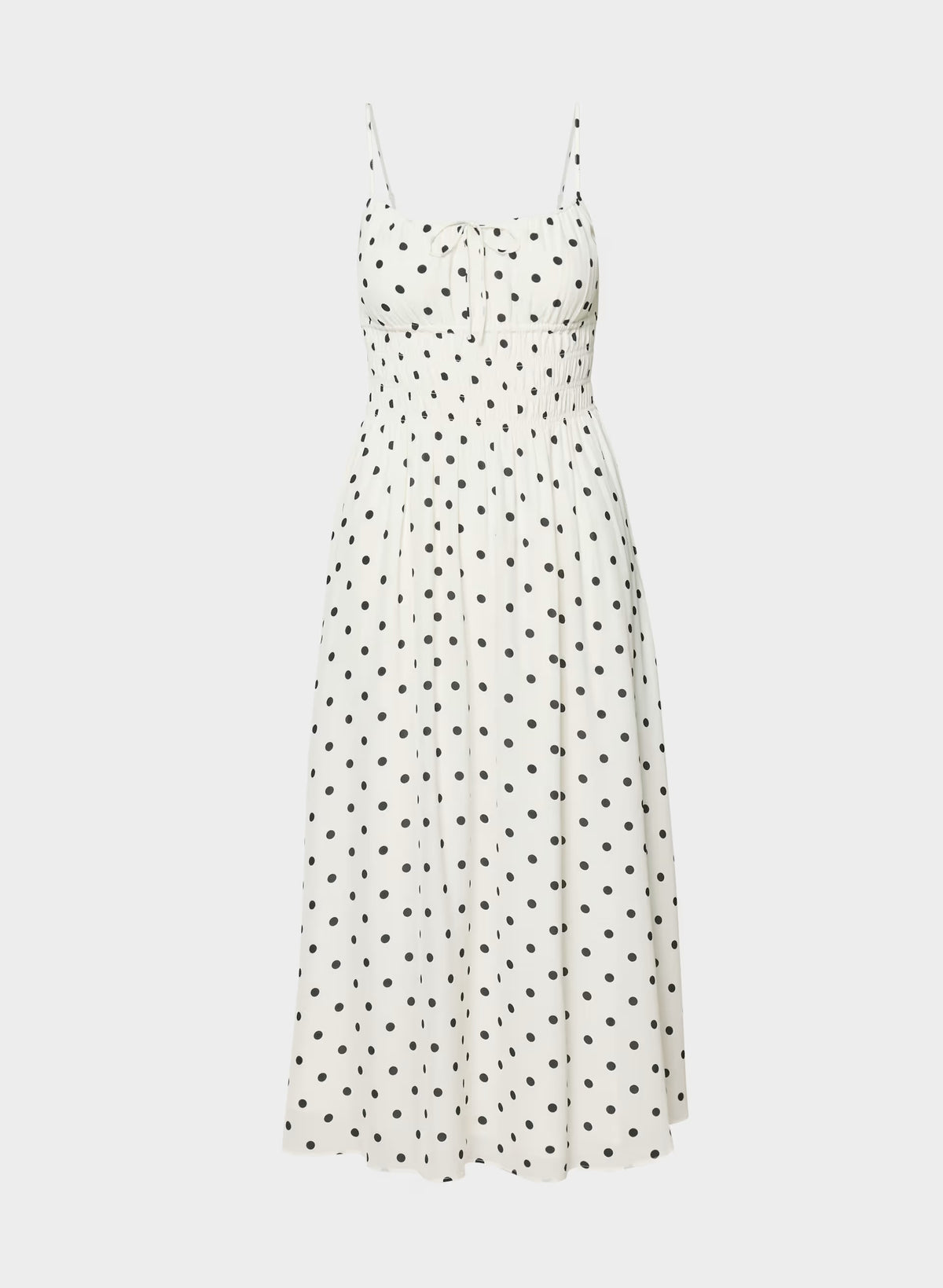 Typescript Cami Dress - LIGHT BIRCH/BLACK