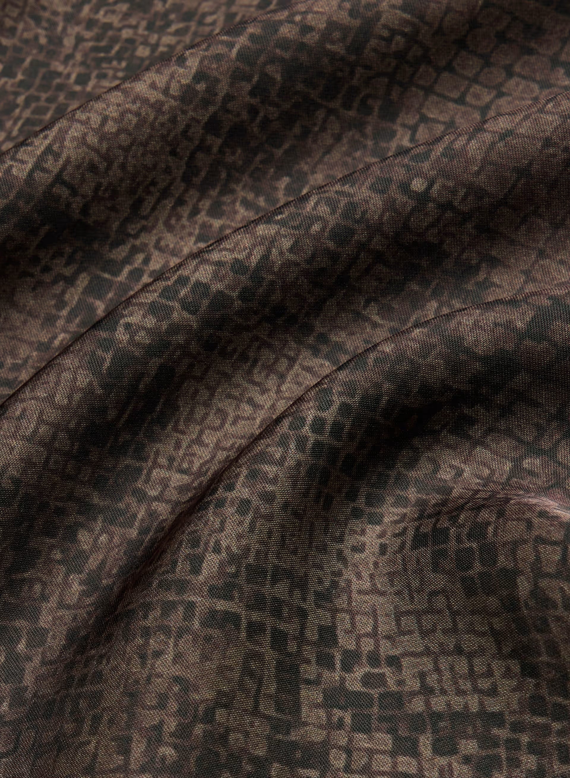 Confession Satin Dress - RICH MOCHA BRN/ TONAL