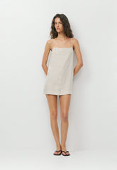 Arcos Linen Dress - UNDYED ECRU