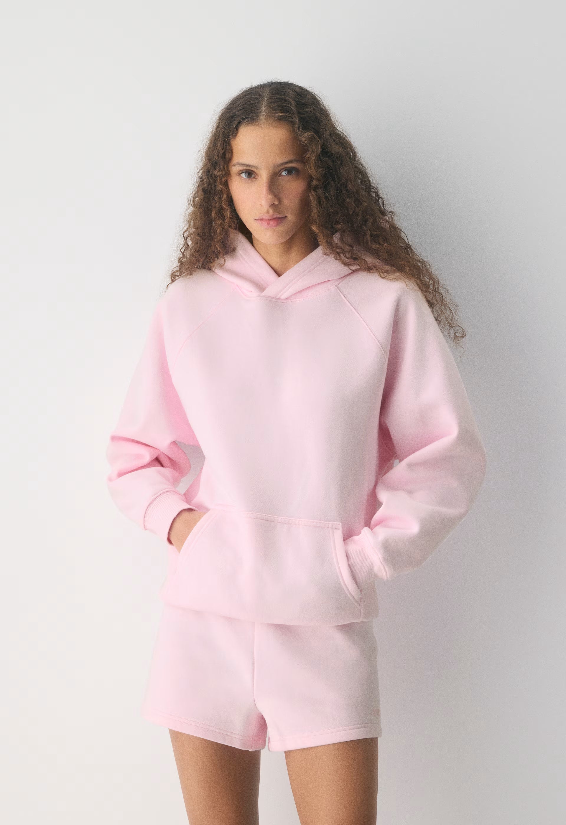 Cozy Sweatfleece Perfect Hi-Rise Mini Short - VILLA PINK