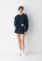 Cozy Sweatfleece Perfect Micro Short - ADMIRAL