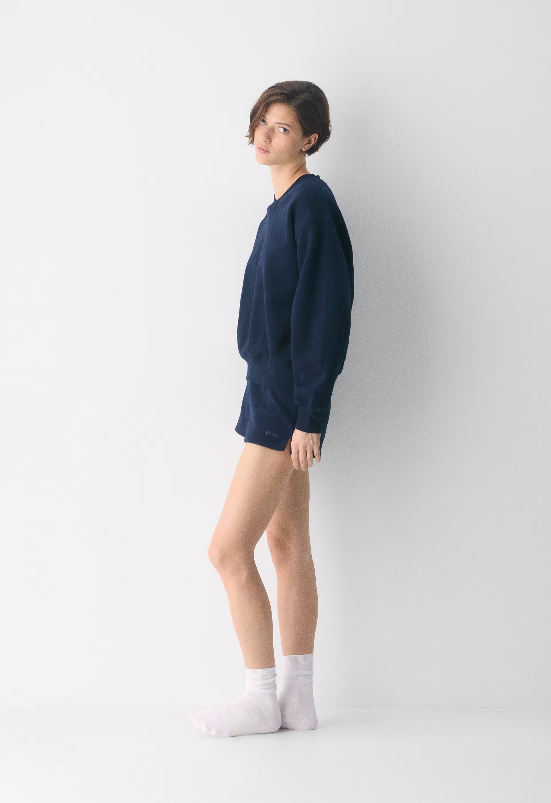 Cozy Sweatfleece Perfect Micro Short - ADMIRAL