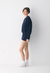Cozy Sweatfleece Perfect Micro Short - ADMIRAL