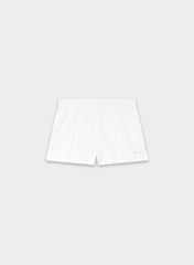 Cozy Sweatfleece Perfect Micro Short - WHITE