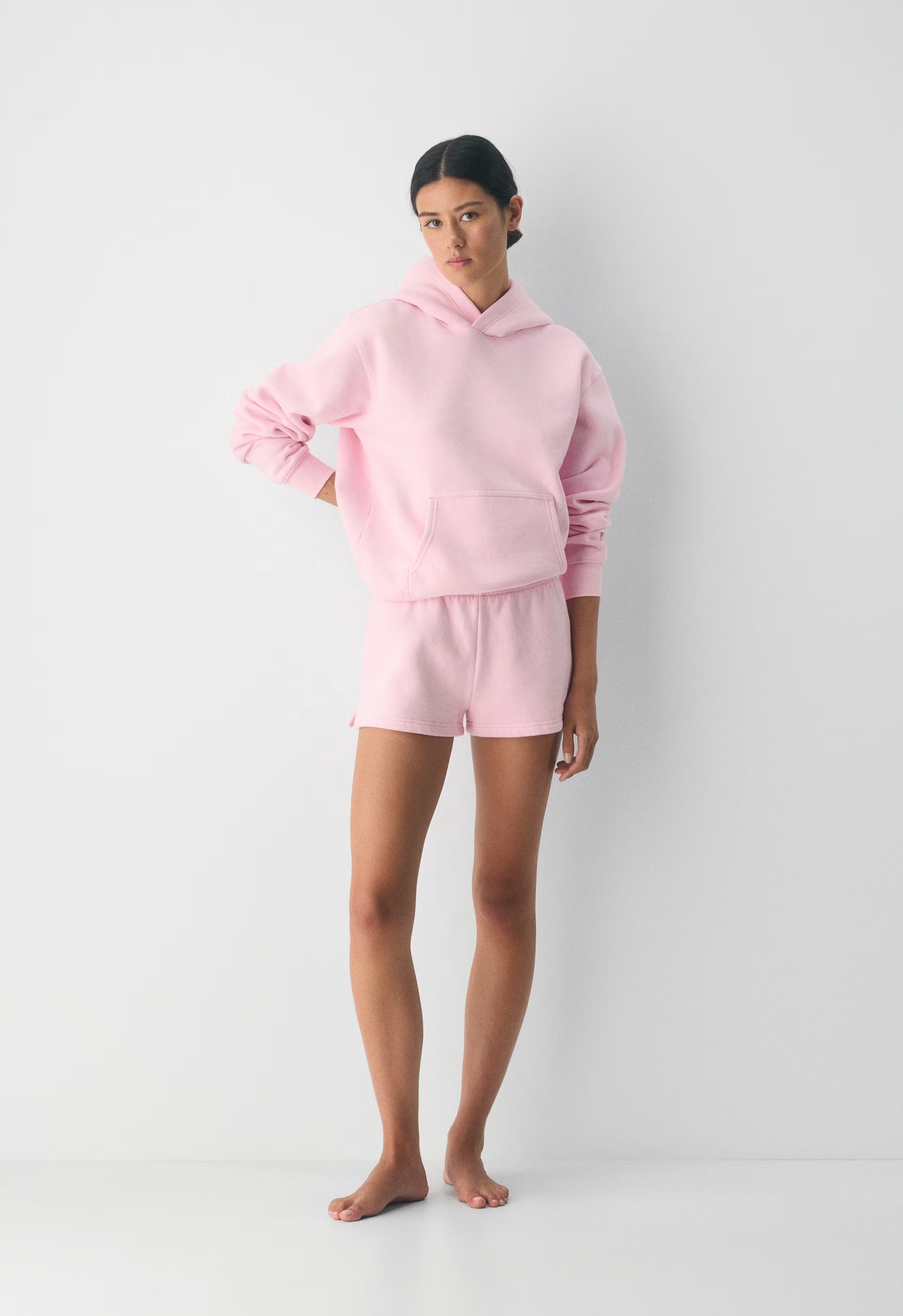 Cozy Sweatfleece Perfect Micro Short - MILKSHAKE PINK