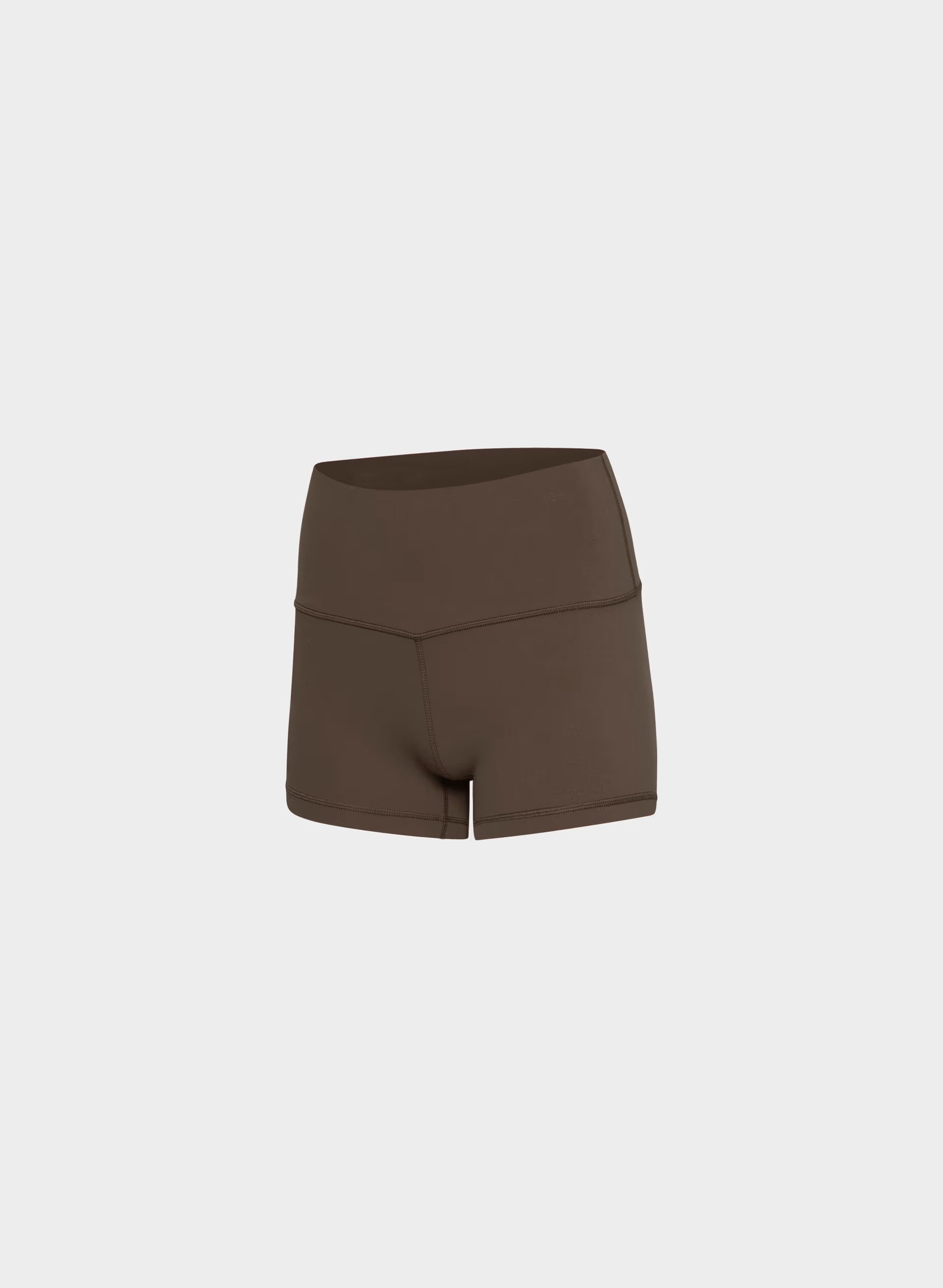 BUTTER Cheeky Hi-Rise 3" Short - RICH MOCHA BROWN