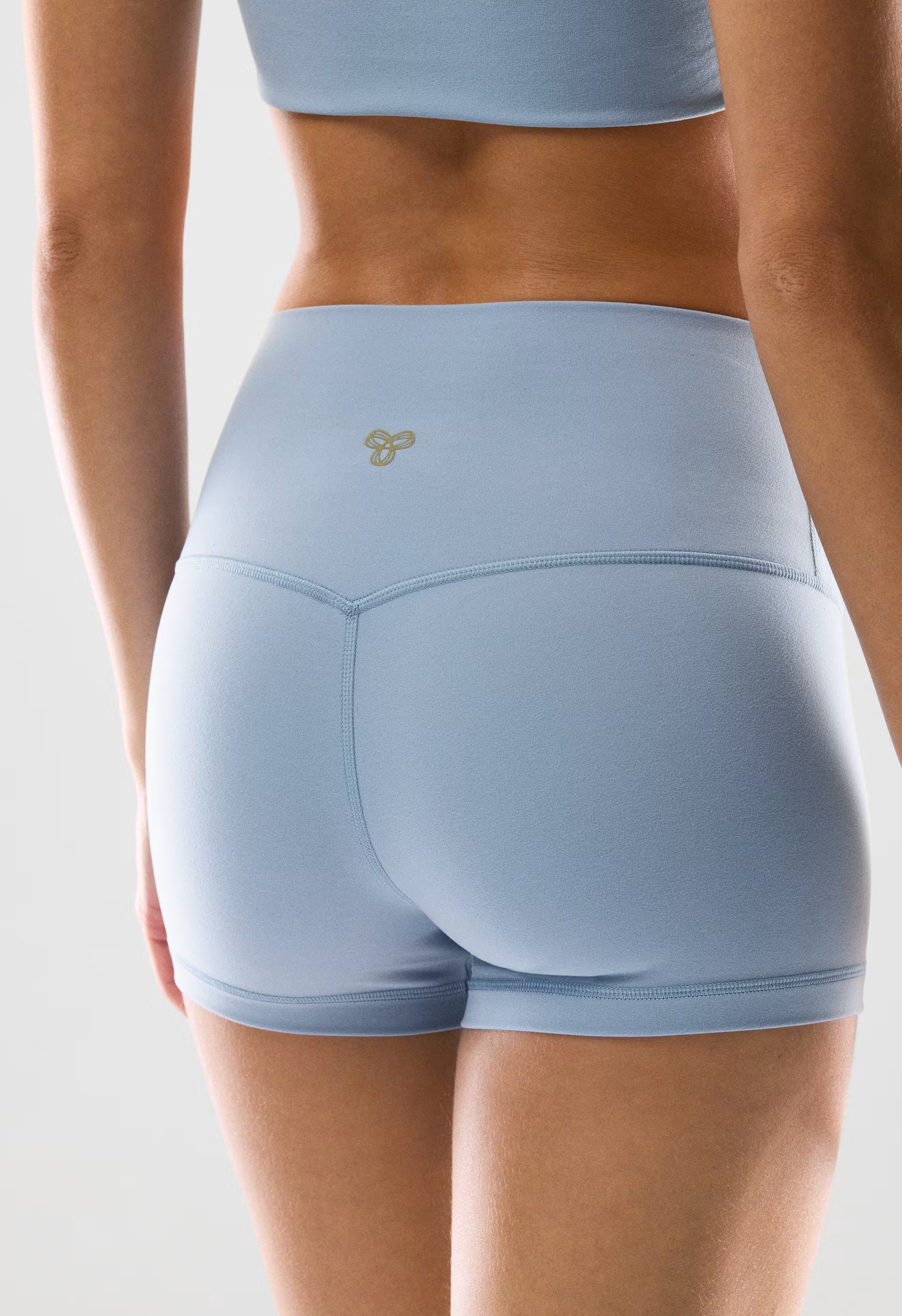 BUTTER Cheeky Hi-Rise 3" Short - RIPPLE BLUE