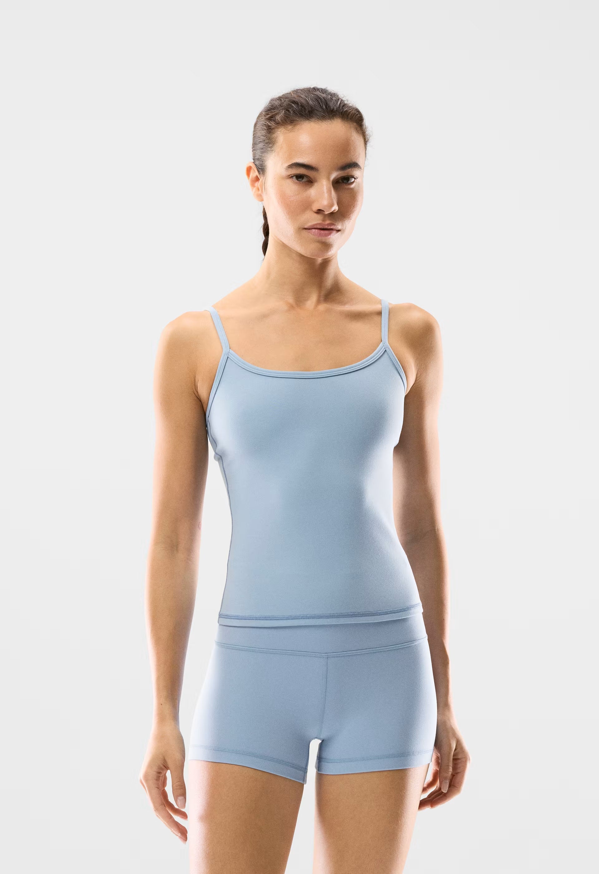 BUTTER Cheeky Hi-Rise 3" Short - RIPPLE BLUE