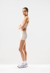 BUTTER Cheeky Hi-Rise 3" Short - METROPOLIS BEIGE