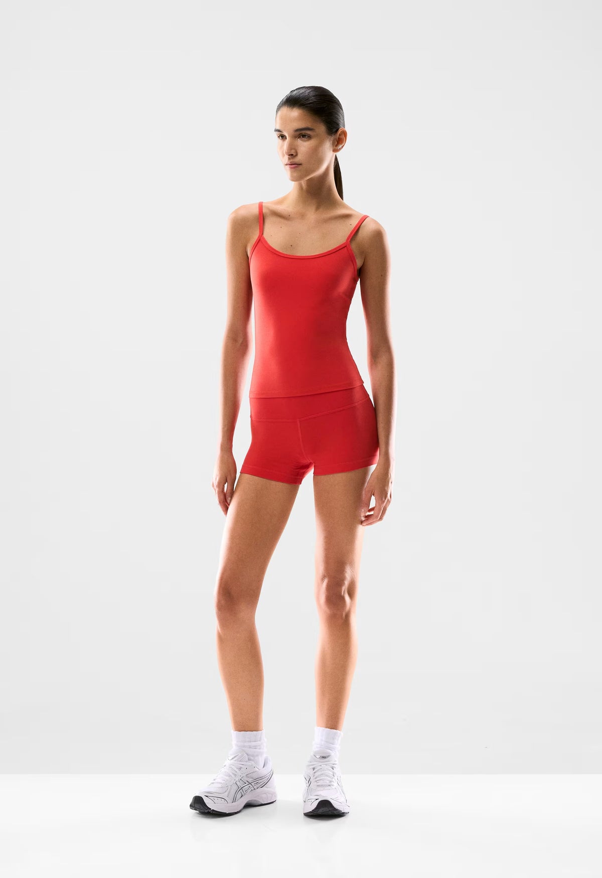 BUTTER Cheeky Hi-Rise 3" Short - CHERRYBOMB RED