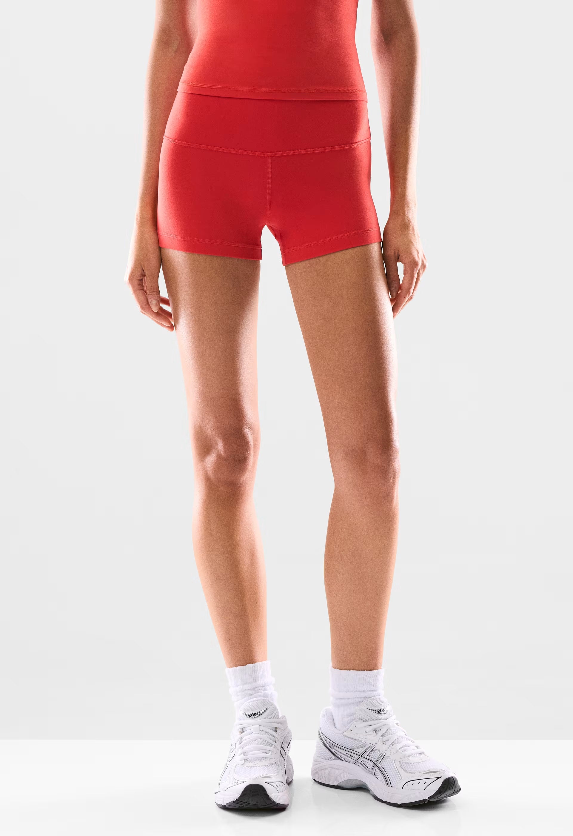BUTTER Cheeky Hi-Rise 3" Short - CHERRYBOMB RED