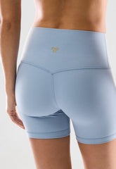 BUTTER Cheeky Hi-Rise 5" Short - RIPPLE BLUE