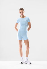 BUTTER Cheeky Hi-Rise 5" Short - VILLA BLUE