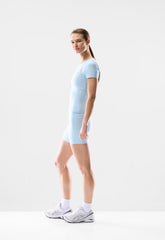 BUTTER Cheeky Hi-Rise 5" Short - VILLA BLUE