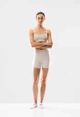 BUTTER Cheeky Hi-Rise 5" Short - METROPOLIS BEIGE