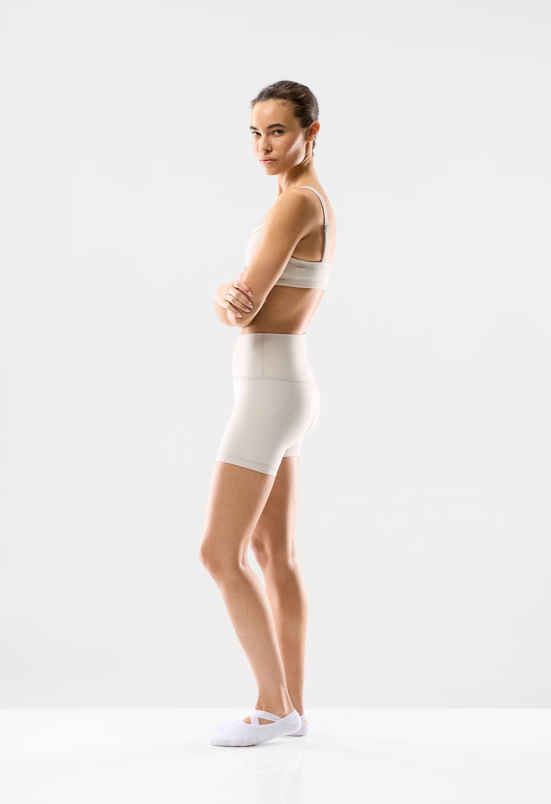 BUTTER Cheeky Hi-Rise 5" Short - METROPOLIS BEIGE