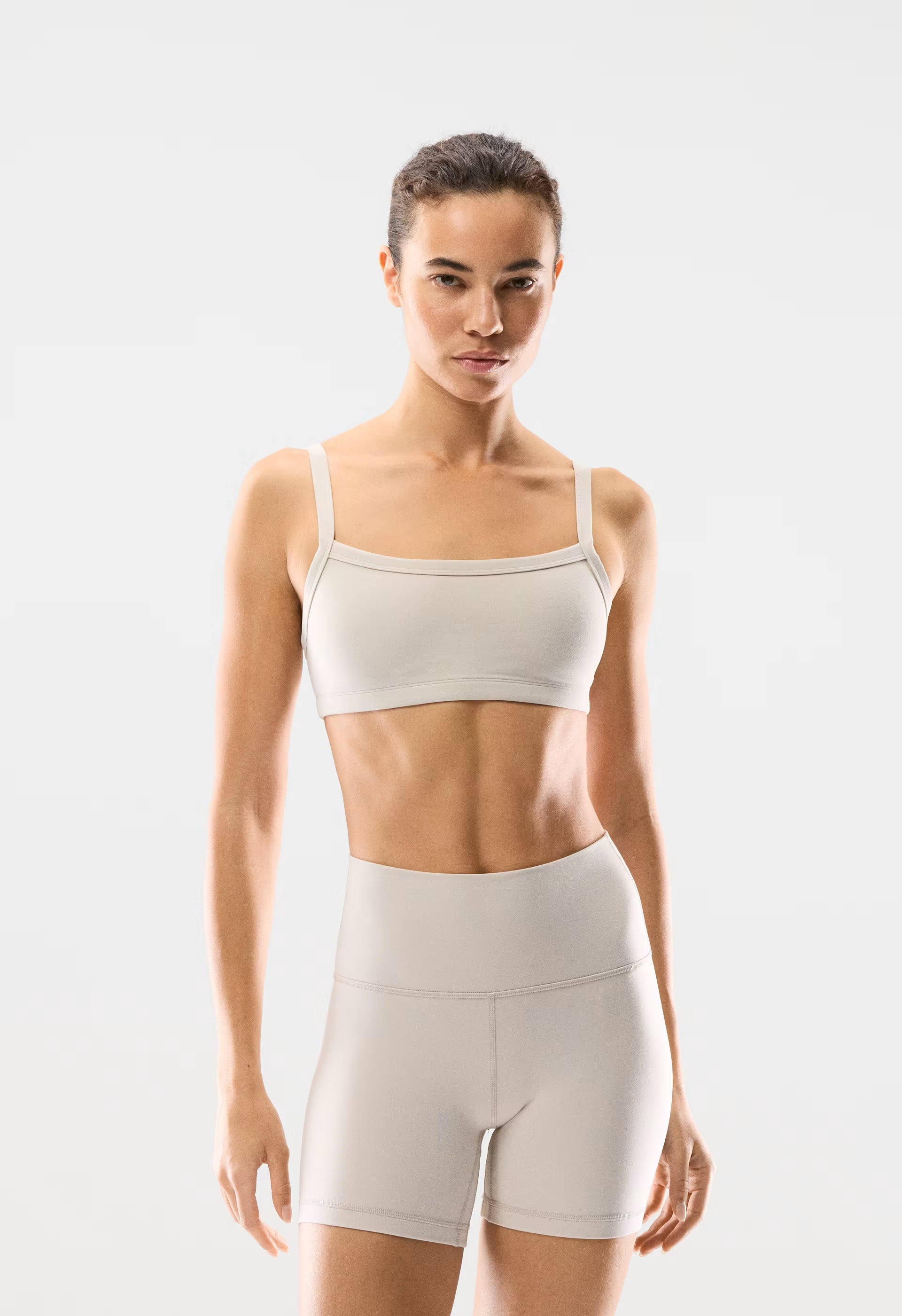 BUTTER Cheeky Hi-Rise 5" Short - METROPOLIS BEIGE