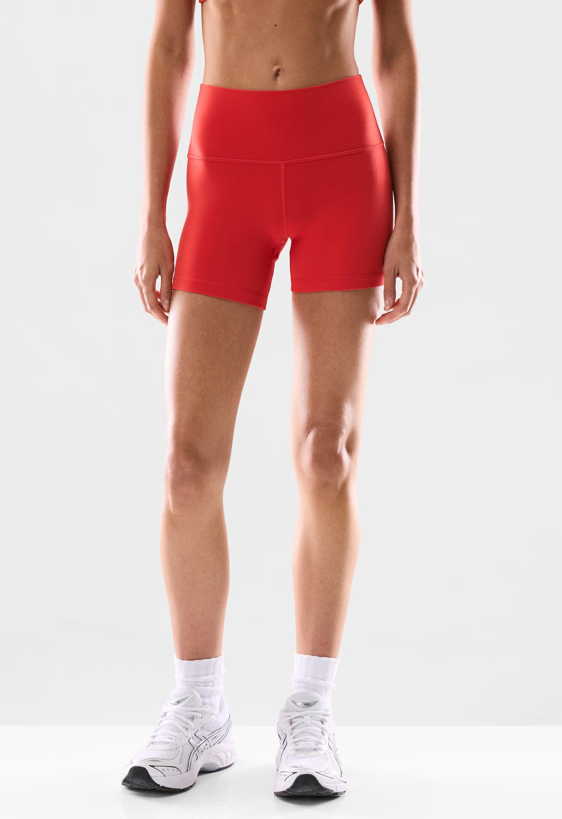 BUTTER Cheeky Hi-Rise 5" Short - CHERRYBOMB RED