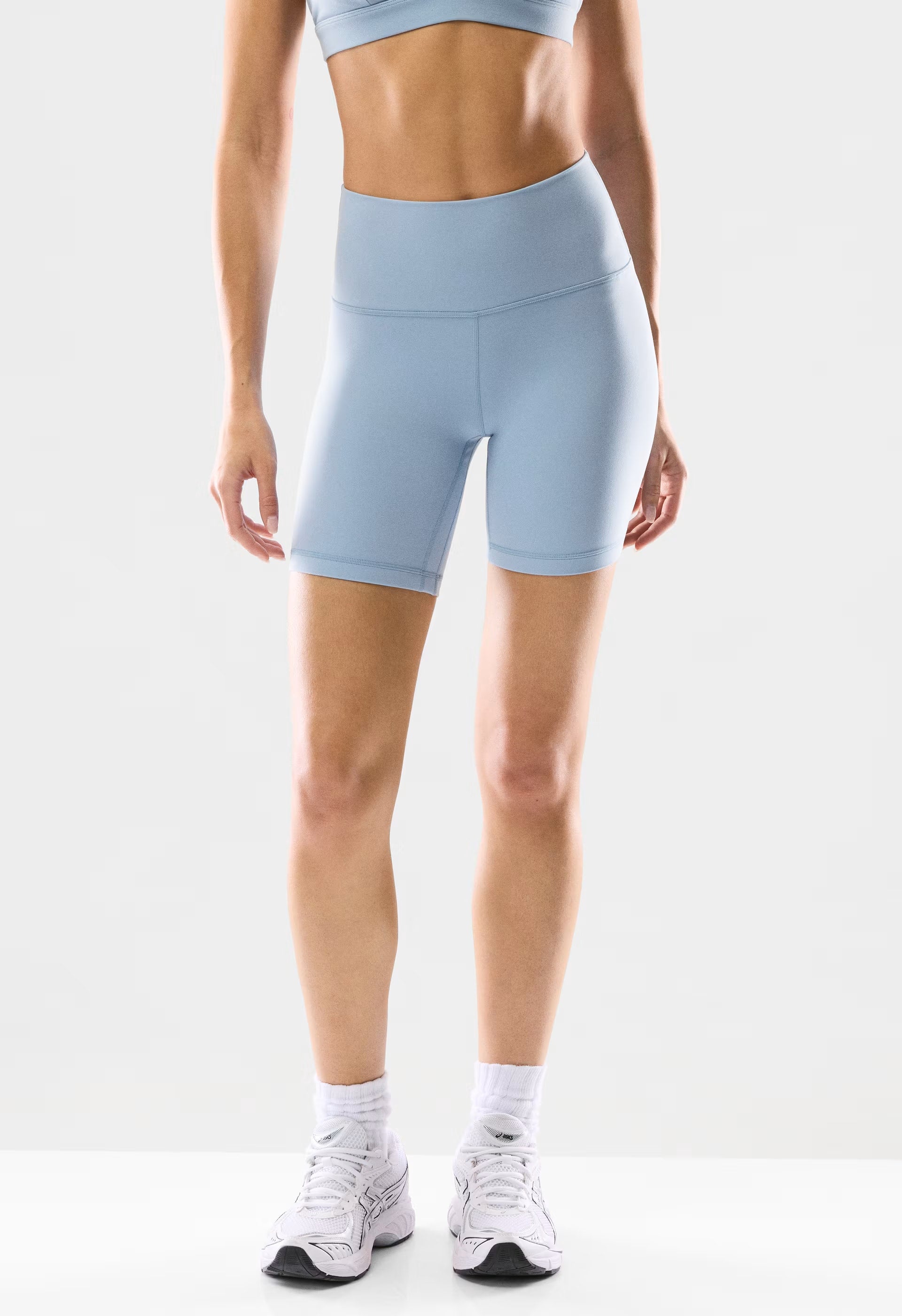 BUTTER Cheeky Hi-Rise 7" Short - RIPPLE BLUE