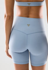BUTTER Cheeky Hi-Rise 7" Short - RIPPLE BLUE