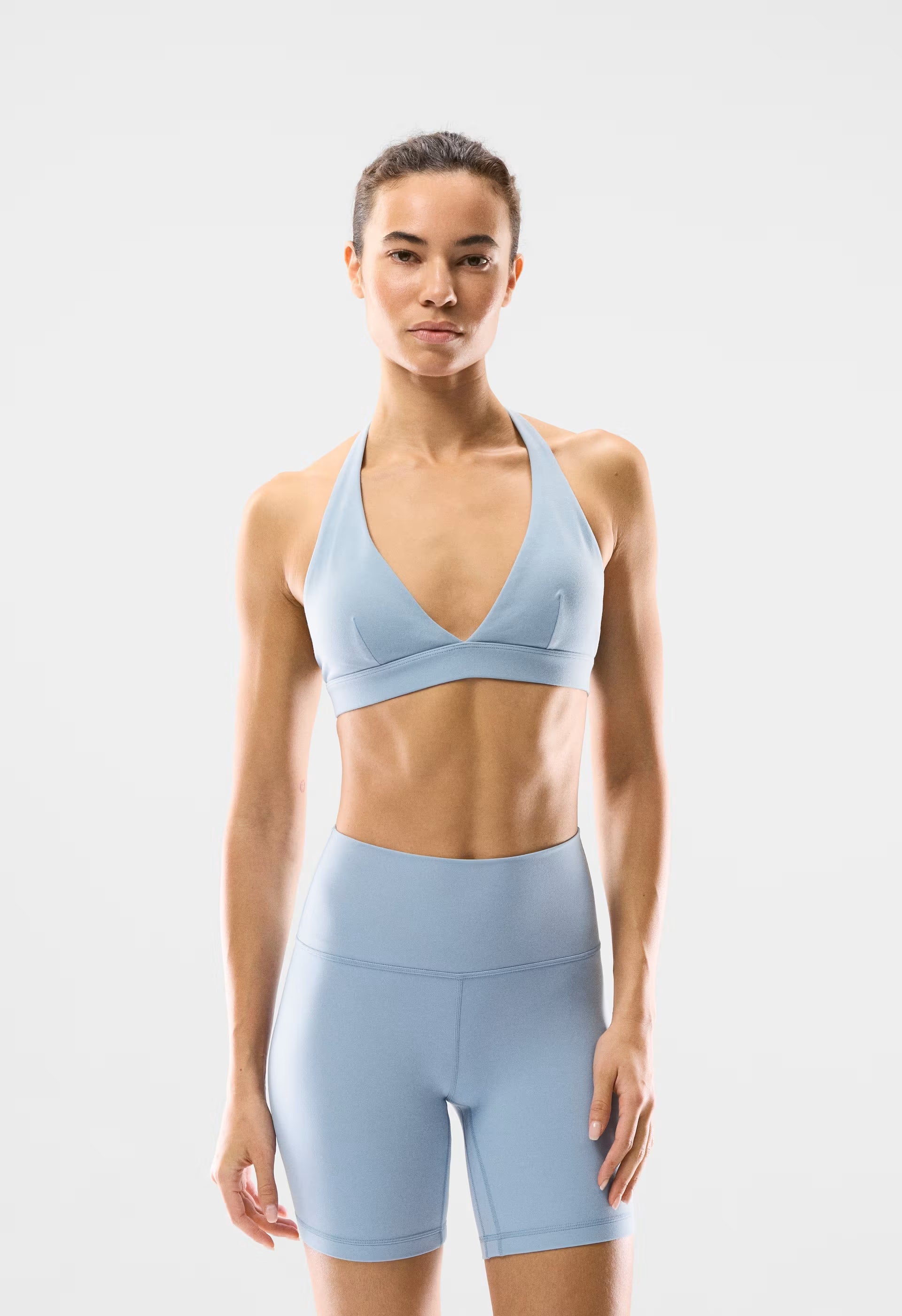 BUTTER Cheeky Hi-Rise 7" Short - RIPPLE BLUE
