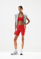 BUTTER Cheeky Hi-Rise 7" Short - CHERRYBOMB RED