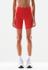 BUTTER Cheeky Hi-Rise 7" Short - CHERRYBOMB RED