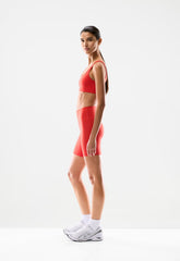 BUTTER Cheeky Hi-Rise 7" Short - CHERRYBOMB RED