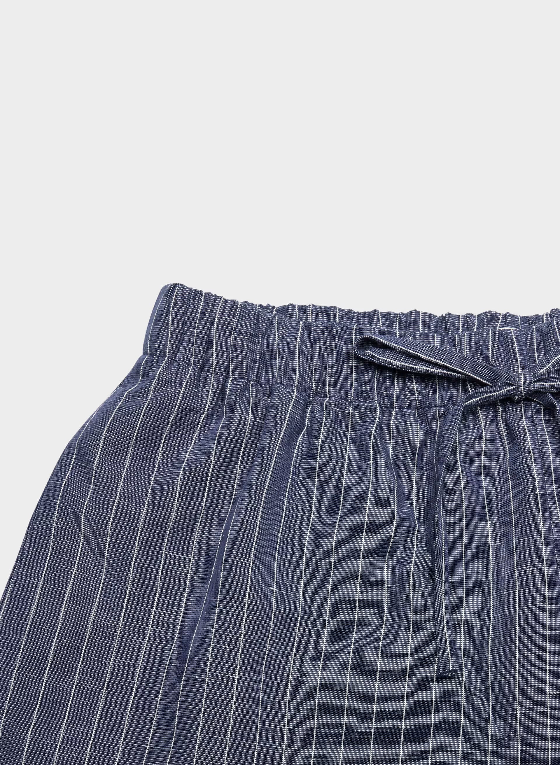 The Lodge Short™ Mini - CruiseLinen™ - SUSAN STRPE HRBR NV/W