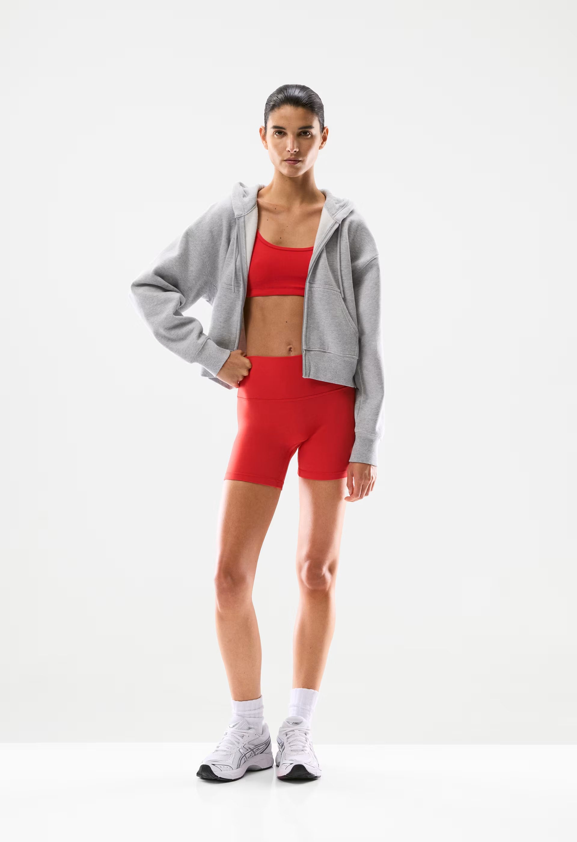 BUTTER Cheeky Infinite Hi-Rise 5" Short - CHERRYBOMB RED