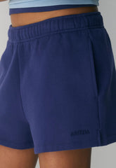 Cozy Sweatfleece Mega Hi-Rise Mini Short - HARBOUR NAVY
